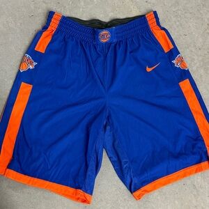 Nike Men's Athletic Shorts in Blue and Orange